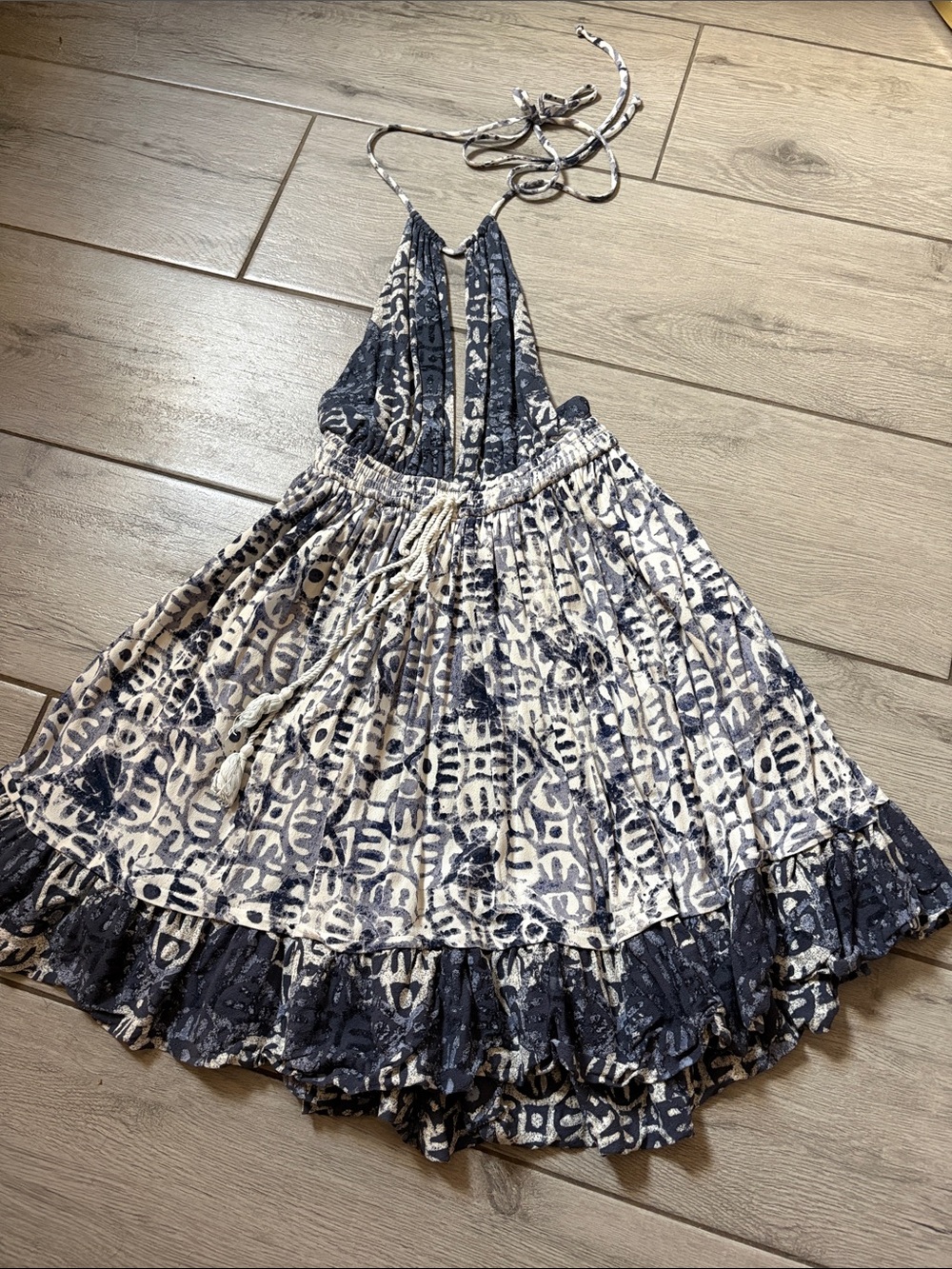 Free People backless dress